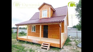 Построен каркасный дом 8х8,5. СНТ "Вуокса плюс". Объект сдан 26.06.2019 ||| СК Дачник
