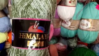 Поход в магазин пряжи. Показываю много пряжи фирмы Himalaya, Lanoso, Gazzal, Yarn art, Alize