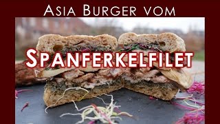 Asia Burger vom Spanferkelfilet | BBQ & Grill | Deutsches Rezept | 102 |