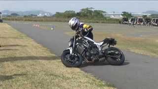 2015 11 22 Ehime Dunlop Moto Gymkhana King of Gymkhana Sakuta 選手 MT-07 h 1 & h 2