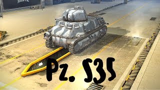 World of Tanks Blitz. Pz. S35 (прем танк 3 уровня). Летсплей