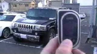 ハマー/HUMMERH2にバイパー5902のインストール!!フィールドセンサー反応時＋ギルシードボイス