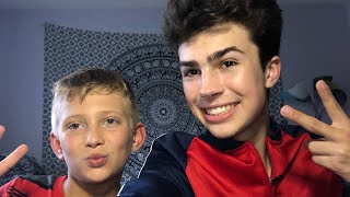 ASMR- Doing my brothers make up! ?