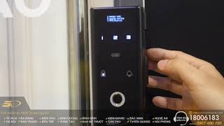 Hướng dẫn cài đặt khóa cửa vân tay 5AG9 dành cho cửa kính của hãng 5ASYSTEMS