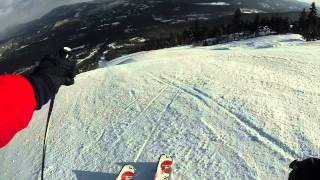 GoPro video of Skiing White Heat, New Years Day, Sunday River, ME