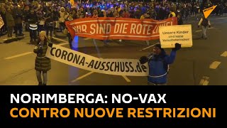 #Germania: no-vax contro nuove restrizioni anti-contagio a #Norimberga