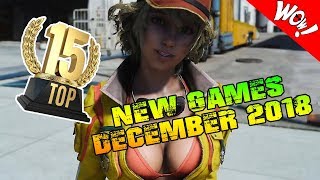 BEST TOP 15 NEW GAMES RELEASE DECEMBER 2018 PS4 | Xbox One | Switch | PC