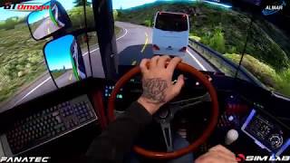 euro truck simulator 2/ promods 2.43/ career day 8/ steering wheel+shifter