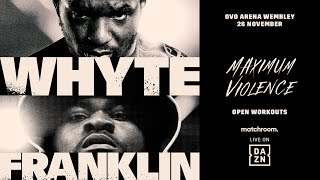 Dillian Whyte vs. Jermaine Franklin Open Workouts