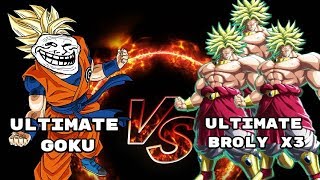 [NDS Hack] ドラゴンボール Z 舞空烈戦 強化悟空 vs 強化プロリーx3 [super sonic warriors 2]