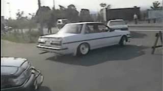 旧車　シャコタン　街道レーサー　ＧＸ61　マークⅡ　120クラウン　ＧＸ71　　直管