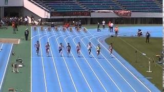 20140510 都大会男子100m予選3組
