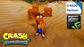 Crash Bandicoot N. Sane Trilogy - Gameplay PC (1080p60) - Pentium G4600 / GTX 970 - Ultra - Test