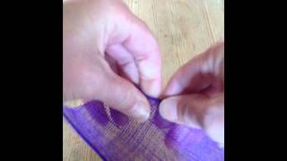 Sinamay Leaves With Rolled Edge