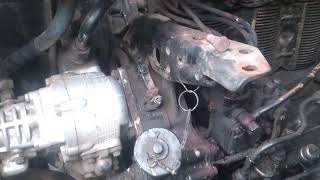 Замена выпускного коллектора Т-40/Replacement of exhaust manifold T-40