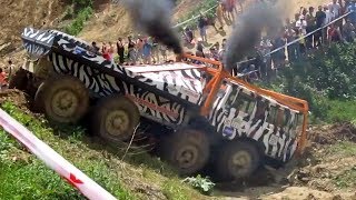 NEW! Truck trial Tatra 813 8x8 "ZEBRA" - MUDFEST 2014