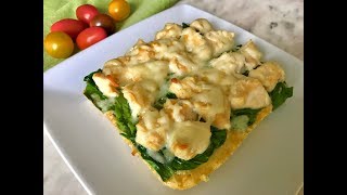 Пп запеканка с курицей, пшеном и шпинатом | ПП обед без глютена и лектинов