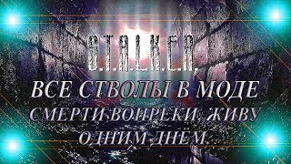 ВСЁ ОРУЖИЕ В STALKERE MOD СМЕРТИ ВОПРЕКИ, ОДНИМ ДНЁМ ЖИВУ.