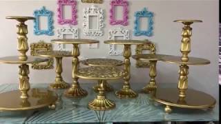 Золотая серия тортниц и стендов Фонтана. Кенди бар своими руками