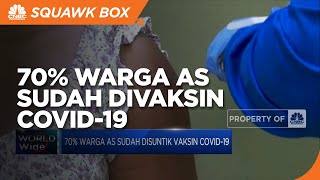 70% Warga AS Sudah Suntik Vaksin Covid-19