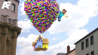 Minecraft Earth in REAL LIFE | 3D Animation