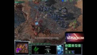 StarCraft 2 - SaharaDrac (T) vs. Pain (Z) - Part 4