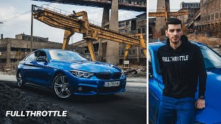Караме BMW 4-та серия в изоставена мина