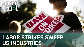 Labor Strikes Sweep US Industries