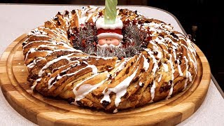 "Рождественский венок" праздничный, ароматый и очень вкусный!"Christmas wreath"!