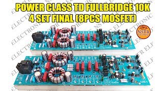 TUTORIAL APLIKASI POWER CLASS D FULLBRIDGE  PRODUKSI NSTR ELECTRONIC