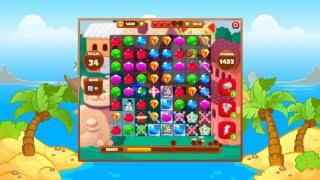 Сокровища пиратов 1492 уровень/ Pirate treasures level 1492