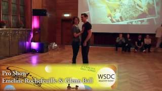 Emeline Rochefeuille & Glenn Ball - WCS Lead & Follow - Slingshot Swing 2016