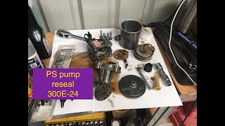 Mercedes W124 300E-24 - Remove & reseal my Vickers power steering pump 1244601880