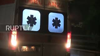Ambulances with patients in need queue for hours outside Palermo's hospital amid beds shortage