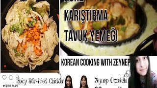 Evde Kore' yemeği yapalım-Türk arkadaşımla
