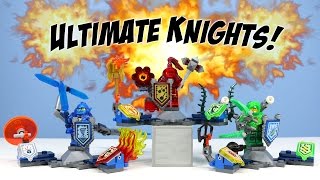 LEGO Nexo Knights Ultimate Clay Macy & Aaron Minifigure Sets Opening Building