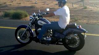 honda steed VLX 1997 in the desert