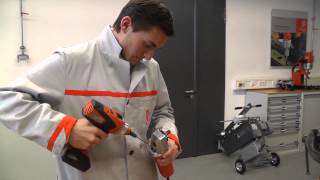 How to turn the gearhead on a FEIN angle grinder