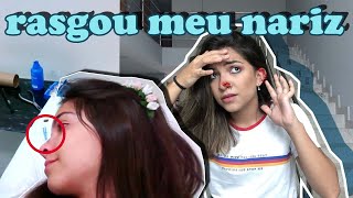 O PIERCING RASGOU meu NARIZ (terça com T) | Ana Laura Lopes
