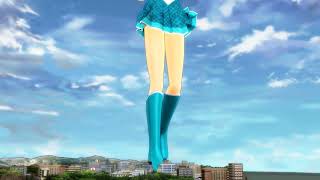 [giantess MMD]Super Sailor Mercury