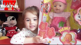 Кукла baby born открываем и играемся с пупсом | VLOG |  Baby born open and play with bobblehead