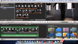 Переходы между клипами в iMovie
