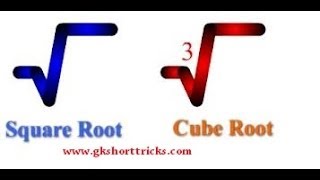 Square root and Cube root part 3