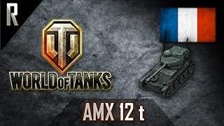 ► World of Tanks: AMX 12 t, French Tier VI light tank [6 kills, 2964 dmg]