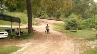Dirt bike riding