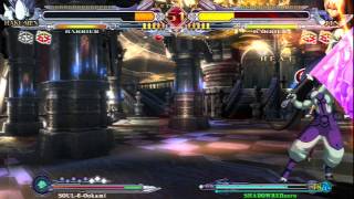 BBCS2 PSN SHADOWREDzero (Jin) vs. SOUL-6-Ookami (Hakumen) Match 2 of 5