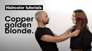 How to do a Copper Golden Blonde? By Pierrick Beringer | L’Oréal Professionnel tutorials