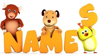 Learn Animal Names | Animal Song | 3d Kids Videos by Farmees