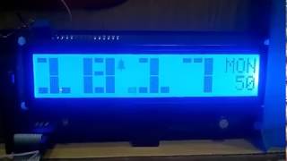Clock + thermometer + alarm clock on LCD2002 and Atmega 8