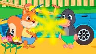 Famille d'Écureuil - Jouez Avec Une Baguette Magique Animé 2022 en Français
